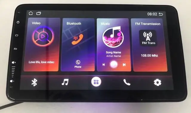 Alt view image 2 of 5 - 10.1" car Back seat headrest Monitor with Android System Easy Adjustable fit to Play Video Music apps Download