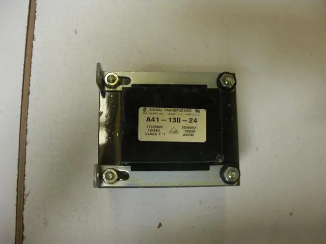 Main image of SIGNAL TRANSFORMER A41-130-24 POWER TRANSFORMER; SINGLE PHASE TRANSFORMERUSED