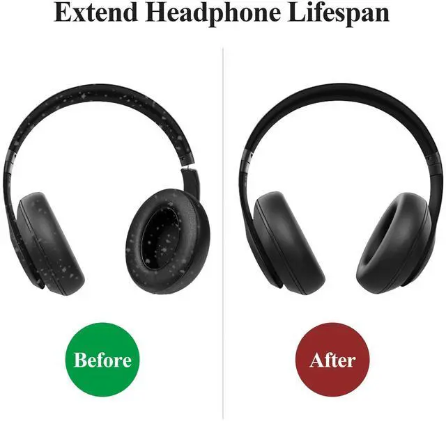 Alt view image 3 of 3 - Miruchertter Replacement Parts for Beats Studio 3 - Headband and Hinge Replacement for Studio 3 (A1914) Wired & Wireless Headphones, Repair Kit, Matte Black Headband and Hinge