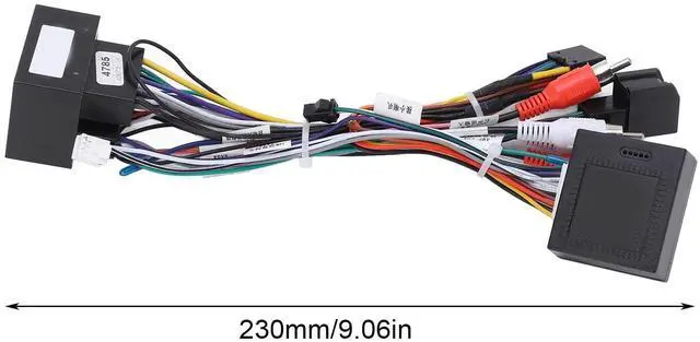 Alt view image 3 of 5 - Stereo Wiring Harness Adaptor 16Pin Connector for Cruze Malibu Plug and Play Radio CAN Bus Box Cable, Nondestructive Installation for Car Audio System Upgrade, Suitable