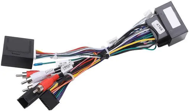 Alt view image 4 of 5 - Stereo Wiring Harness Adaptor 16Pin Connector for Cruze Malibu Plug and Play Radio CAN Bus Box Cable, Nondestructive Installation for Car Audio System Upgrade, Suitable