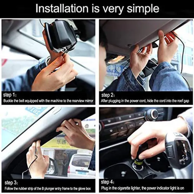 Alt view image 3 of 5 - Mirror Dash Cam - Torcarvh 1080p High-Definition Dash Cam 4.5" inch Digital Video Recorder Single Lens Registration Camcorder for Car, Night Vision, Parking Assist, Loop (4.5 inch)