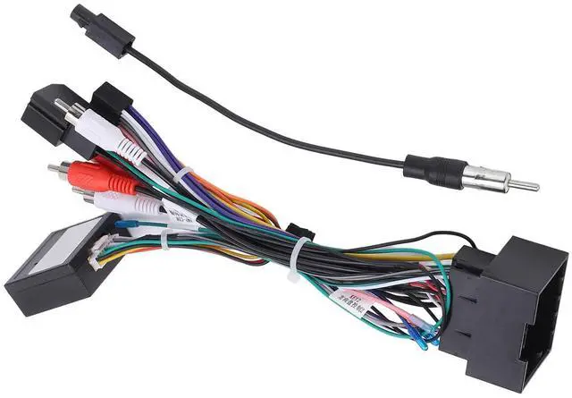 Alt view image 5 of 5 - Stereo Wiring Harness Adaptor 16Pin Connector for Cruze Malibu Plug and Play Radio CAN Bus Box Cable, Nondestructive Installation for Car Audio System Upgrade, Suitable