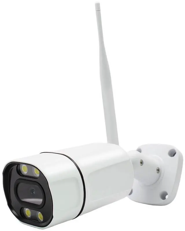 Main image of GUDFIDELIO WiFi Bullet Camera with 3MP HD Resolution, Smart Color Night Vision, Two-Way Audio, Ai Motion Detection, Light and Siren Alerts, Cloud Storage Optional
