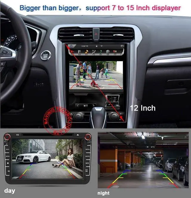 Alt view image 5 of 5 - Third Roof Top Mount Brake Lamp Reverse Camera Brake Light Rear View Backup Camera Replacement for Ford Transit tourneo Custom Jumbo Kasten V363 F150 F250 F350 V636 MK8 2012-2020 Van