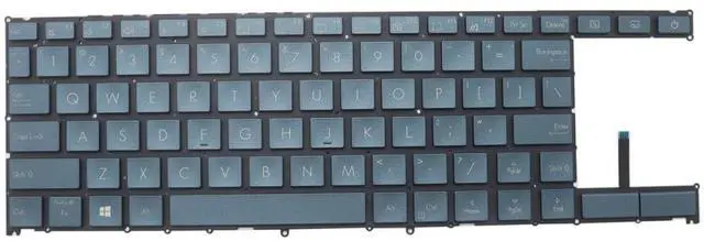 Main image of New Replacement Keyboard for Asus ZenBook Duo UX481 UX481FA UX481F UX481FL UX481FLY Backlit US