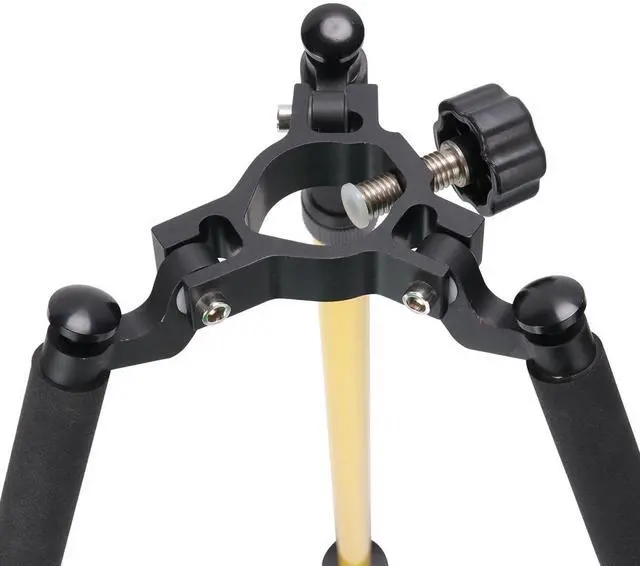 Alt view image 4 of 5 - Tripod Surveying Thumb Release, Aluminum Tripod for Prism Poles Surveying or GPS Poles of Total Station GPS GNSS
