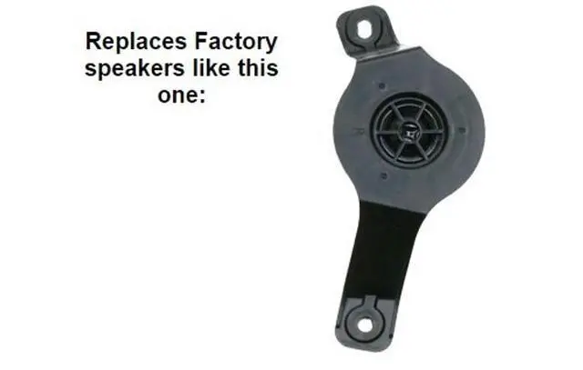 Alt view image 2 of 3 - Speaker Adapters for Tweeters Fits 2006-2012 Rav4-1.25" Cutout - SAK115_125-1 Pair