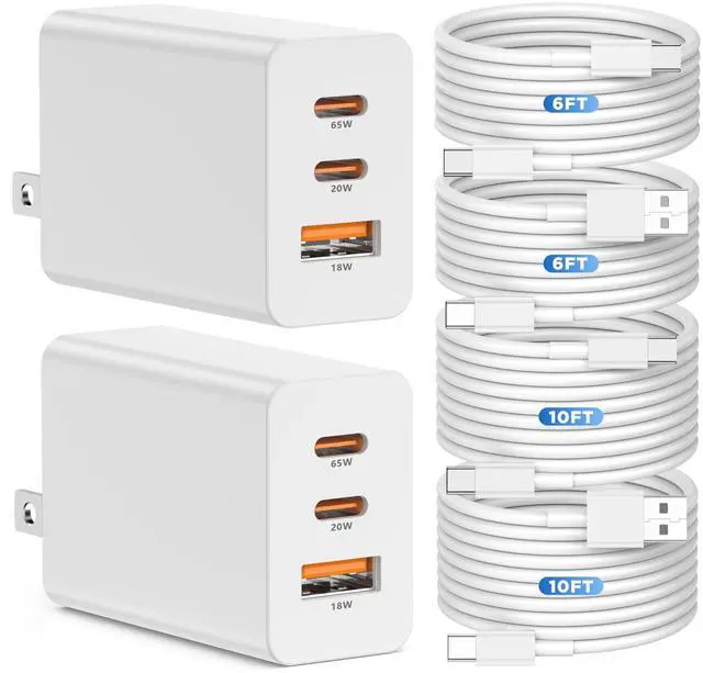 Main image of 20W USB C Charger and USB C Cable White