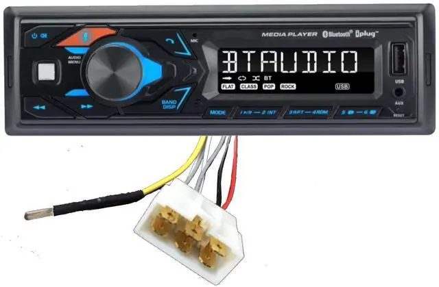 Main image of Generic LS Tractor Radio 12V AM FM Bluetooth Streaming USB Easy Install Connect Harness No Wire Splicing Direct Plug & Play Stereo Heavy
