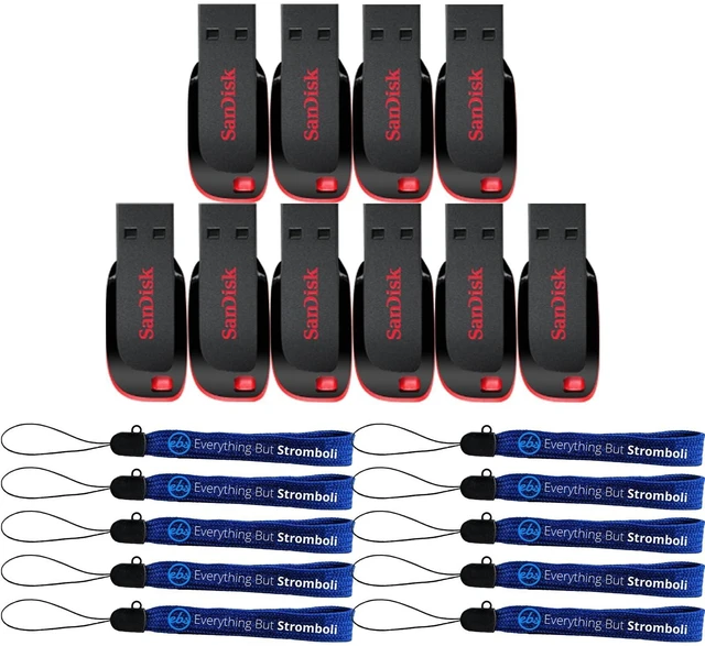 Main image of SanDisk 10 Pack Blade USB 2.0 8GB Flash Drive for Computers and Laptops