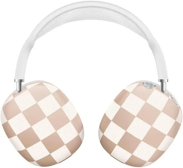 Main image of VELVET CAVIAR Case Cover for AirPods Max 2 & 1 - Cute Protective Headphone Accesssories (Nude Vibe Checkered)