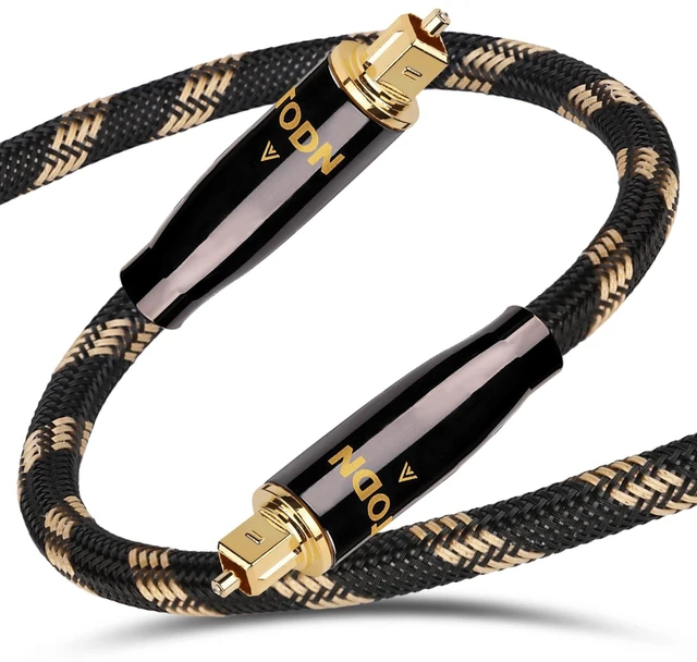 Main image of TODN Optical Audio Cable Digital Fiber Optic Toslink S/PDIF Cable 4.9ft