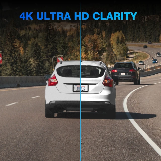 Alt view image 3 of 5 - Type S 4K Mini Dash Cam & Body Camera with Voice Control, Video Stabilization, G-Sensor Incident Detection, Loop Recording, 32GB Card Included, Compact Car Dash Camera for Driving & Personal Safety