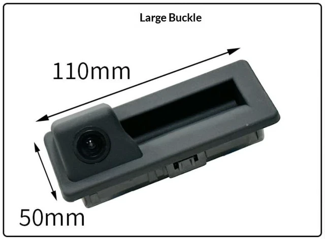 Alt view image 2 of 5 - Vehicle Backup Camera with Dynamic Intelligent Trajectory Moving Guide Line for Audi A4L A5 A3 Q3 Q5 RS6 for VW Passat Tiguan Jetta Sharan Touareg, Car Rear View Trunk Handle Camera (110 * 50 mm)