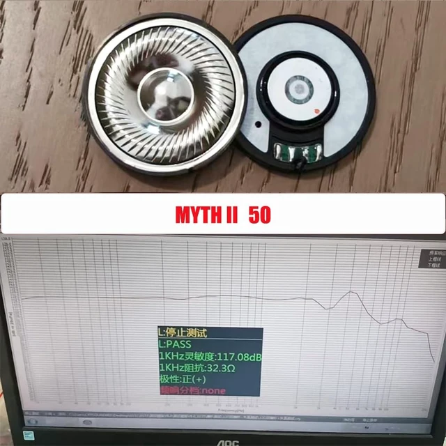 Alt view image 4 of 5 - ELFINEAR Myth II 50MM Monitoring Headphone Speaker Drivers - Balanced Sound Quality and Exceptional Clarity