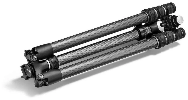Alt view image 2 of 5 - Gitzo Traveler Series 1 Carbon Fiber Tripod Kit with Center Ball Head compatible with Sony a7, a9 Mirrorless Camera, Silver & Black (GK1545TA)