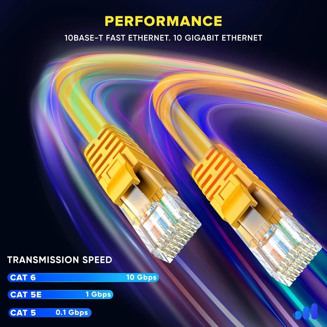 Alt view image 4 of 5 - Maximm Cat6 Ethernet Cable 25 Ft, 10 Gbps 550 MHz, Pink, 20 Pack