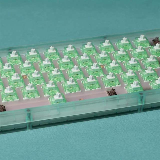 Alt view image 5 of 5 - kutethy Gateron Cap Anniversary Keyboard Switches 5 Pins Blue Green Pre-lubed Compatible for Gaming MX Mechanical Keyboard (72 PCS)