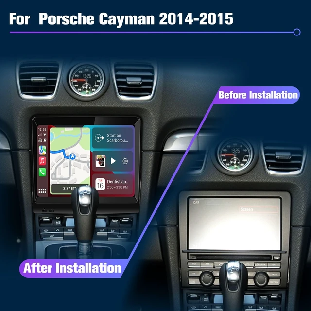 Alt view image 2 of 5 - Radio for Porsche Cayman 2011-2015: 128G Car Stereo Android Head Unit