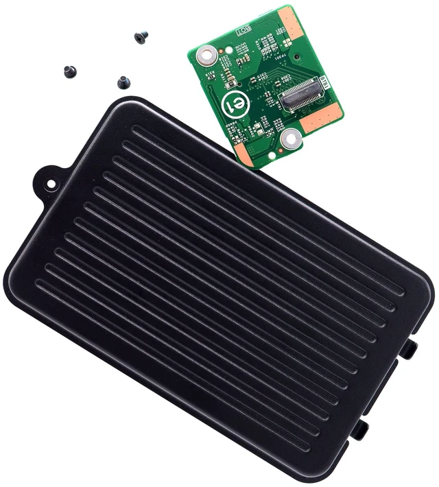 Main image of Deal4GO M.2 PCIe NVMe HDD Bracket Cover w/ SSD Daughter Board 9VX4T 09VX4T for Dell Optiplex 7070 7090 3090 Ultra, 2.5inch (0WH11F)