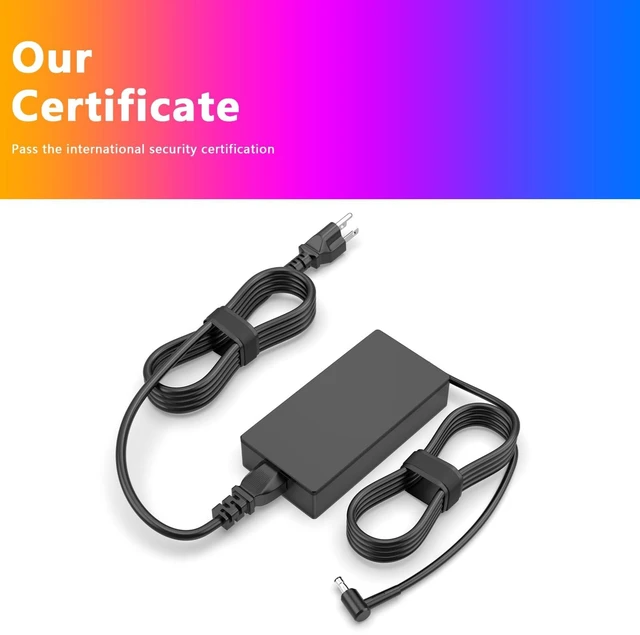 Alt view image 2 of 5 - 200W AC Adapter Replacement for ASUS TUF A17 A15 TUF Dash F15 FA506 FX506 FX507 FA507 FX707 FA707 FX516 FX517 ROG Strix G17 G15 G513 G713 Studio 17 Zephyrus G15 Laptop Adapter