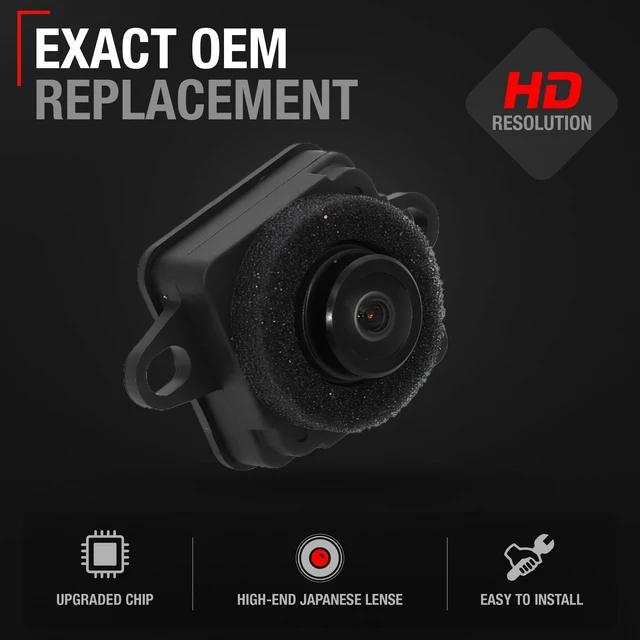 Alt view image 2 of 5 - Rear View Backup Camera, Reverse Park Assist - Compatible with 2015-2022 Dodge Challenger - OEM 4672760AC, 592-059