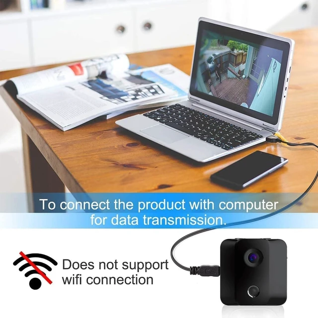 Alt view image 3 of 5 - ehomful HD 1080P Portable Small Nanny Cam,Wireless Mini Camera Body Cam Surveillance Cameras for Home Security Indoor/Outdoor Small Security Camera No WiFi Needed