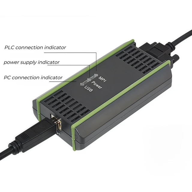 Alt view image 3 of 5 - RXLIFE PLC Programming Cable Compatible with Siemens S7-200/300/400, 6ES7972-0CB20-0XA0 Data Download Cable, USB to MPI/PPI/DP PC Adapter for S7 System, 16.4FT