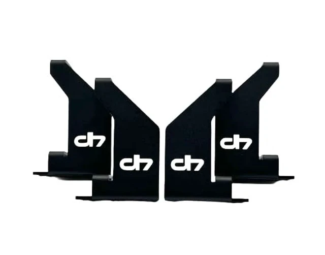 Alt view image 4 of 4 - Droppin HZ Car Audio 2HD Mini 2 Amp Rack, Compact Steel Audio Equipment Rack for Motorcycle Installs, Black Powder Coat Finish, Racks for Sound Equipment, Amplifiers Not Included