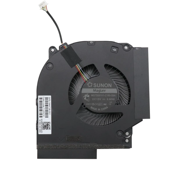 Alt view image 3 of 5 - BestParts New CPU+GPU Cooling Fan Replacement for HP OMEN 16-WD 16-AE, for Victus 16-R, 16-wd0000 16-ae0000 16-r0xxx, P/N: N44738-001, 12V Fan 9.60W