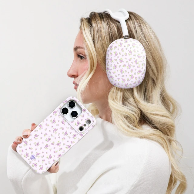 Alt view image 2 of 5 - VELVET CAVIAR Case Cover for AirPods Max 2 & 1 - Cute Protective Headphone Accesssories (Dainty Lilac Floral)