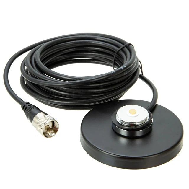 Alt view image 2 of 5 - YiNiTone NMO Antenna VHF UHF with 9CM/3.54" NMO Magnetic Mount Base (NB-90)