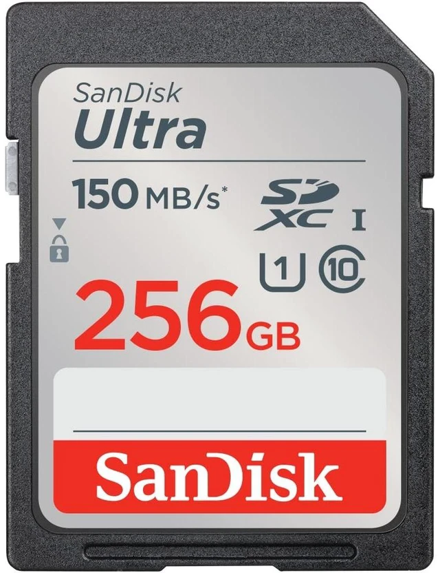 Main image of SANDISK 256GB Ultra SD Memory Card, Up to 150MB/s Read Speeds, UHS-I