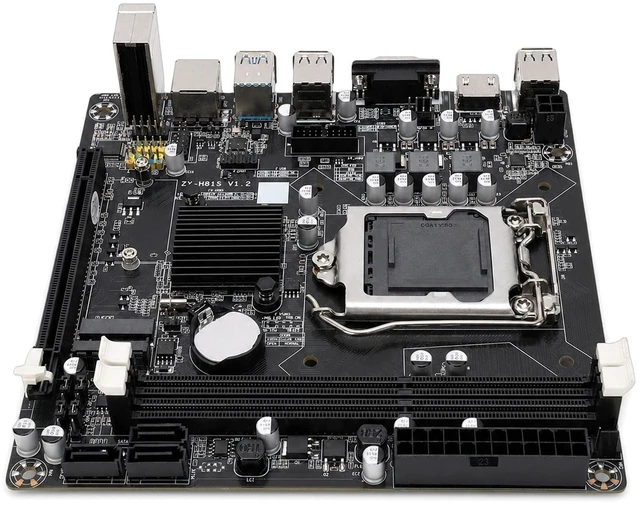 Main image of LICAEVEY H81 Motherboard LGA1150, Support for Core i3 i5 i7 E3 V3, Dual Channel DDR3 16GB, Mini ITX Gaming Main Board with M.2 NVMe Slot PCIe x16 SATA 6Gb s for Desktop PC