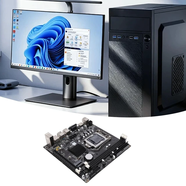 Alt view image 5 of 5 - LICAEVEY H81 Motherboard LGA1150, Support for Core i3 i5 i7 E3 V3, Dual Channel DDR3 16GB, Mini ITX Gaming Main Board with M.2 NVMe Slot PCIe x16 SATA 6Gb s for Desktop PC