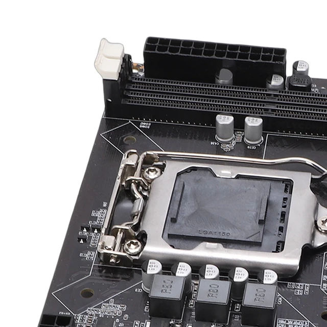 Alt view image 3 of 5 - LICAEVEY H81 Motherboard LGA1150, Support for Core i3 i5 i7 E3 V3, Dual Channel DDR3 16GB, Mini ITX Gaming Main Board with M.2 NVMe Slot PCIe x16 SATA 6Gb s for Desktop PC