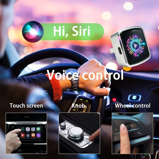 Alt view image 3 of 5 - 2 in 1 Wireless CarPlay Adapter and Android Auto 2026 Upgraded, Plug and Play, Fast Stable Connection Car Play for iOS 10+, Android 11+ Version, Mini USB Design Adapter with Type-C Extension (S