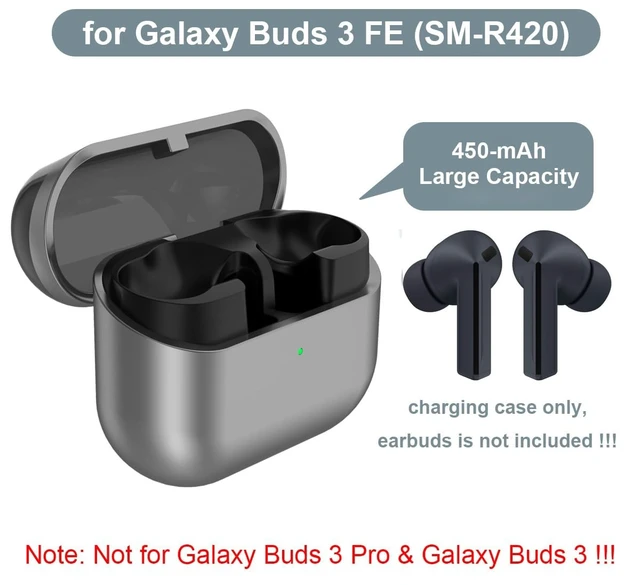 Alt view image 2 of 5 - Charging Case for Galaxy Buds 3 FE, Portable Charger Case Cover for Samsung AI Earbuds Galaxy Buds 3 FE (SM-R420)