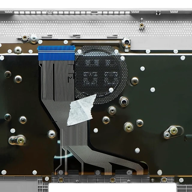 Alt view image 4 of 5 - M17184-001 L63578-001 Replacement Upper Case Palmrest for HP 15T-DY 15-DY 15-EF 15Z-EF 15-ef1023dx 15-ef1013dx 15-ef0025wm 15-DY1023DX 15-DY5073DX 15-DY1043DX 15-DY2073DX Keyboard Assembly Silver