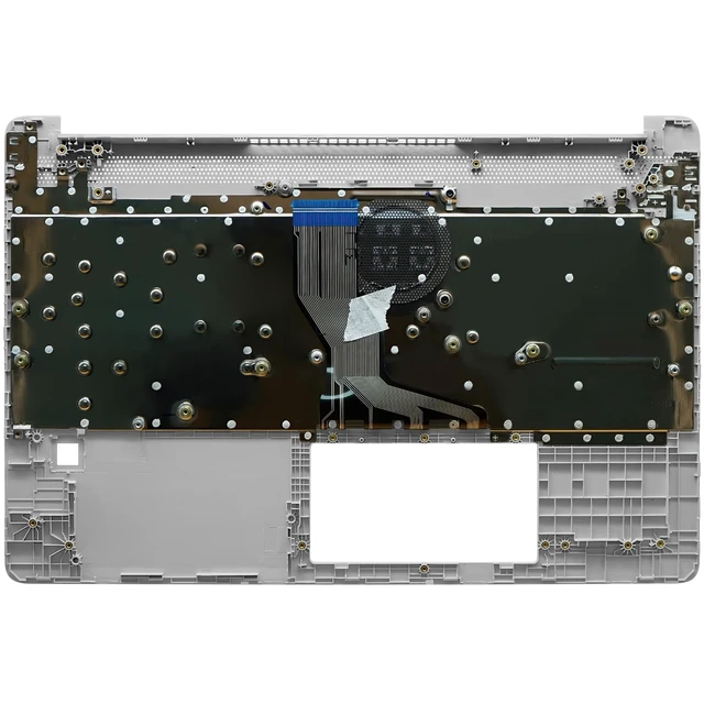 Alt view image 3 of 5 - M17184-001 L63578-001 Replacement Upper Case Palmrest for HP 15T-DY 15-DY 15-EF 15Z-EF 15-ef1023dx 15-ef1013dx 15-ef0025wm 15-DY1023DX 15-DY5073DX 15-DY1043DX 15-DY2073DX Keyboard Assembly Silver
