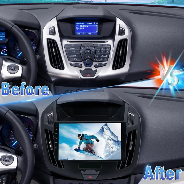 Alt view image 2 of 5 - Slakerbe 4G+64G 9" Android 14 Car Radio for Ford Transit Connect 2014-2018