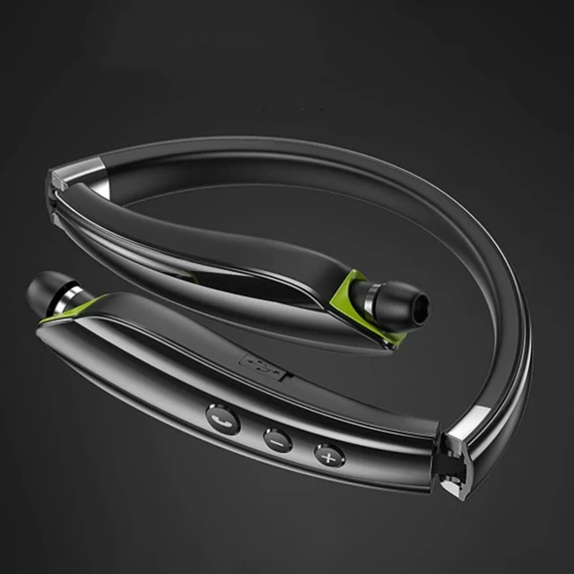 Main image of Neckband Earphones Bluetooth Headphones Retractable Earbuds CVC6.0 Noise Cancelling Bluetooth Headset Wireless Ear Buds Neckband with Mic,9D Deep Bass, 18H Overall Endurance,Sports for Running