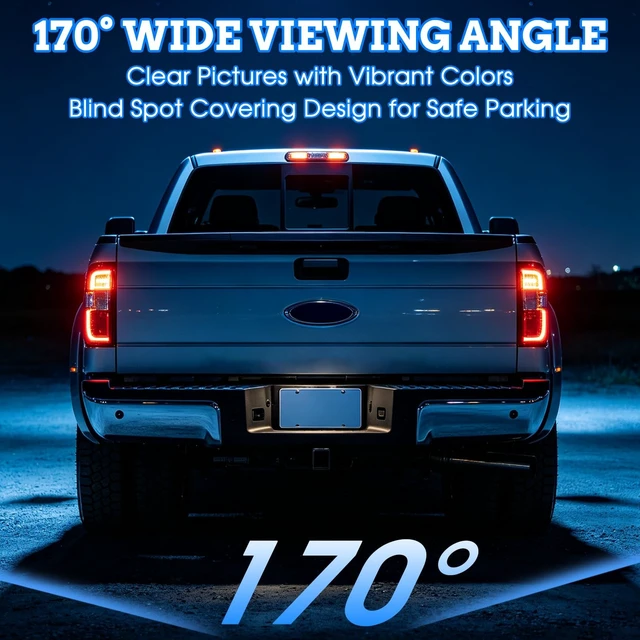 Alt view image 5 of 5 - Rear View Backup Reverse Camera Compatible with Ford F250 F350 F450 F550 Super Duty 2013 2014, Safety Parking Back Up Assist Camera Replace Number EC3Z-19G490-A