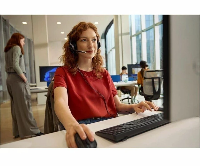 Alt view image 2 of 5 - PLT Poly Mission 625 Stereo USB Wired Headset (C01C6AA)