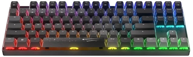 Main image of Cherry MX 8.2 TKL Wireless XAGA, Tenkeyless Mechanical Gaming Keyboard, Bluetooth, 2.4 GHz & Wired Mode, Double-Shot PBT Keycaps, MX2A Brown Switches, Black