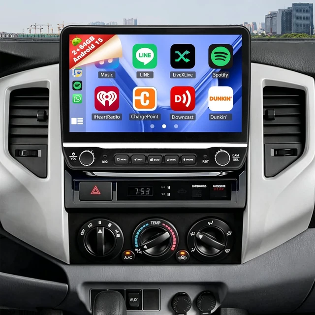 Main image of Upgrcaru 4Core+64G Android Car Radio for Toyota Tacoma 2005-2013
