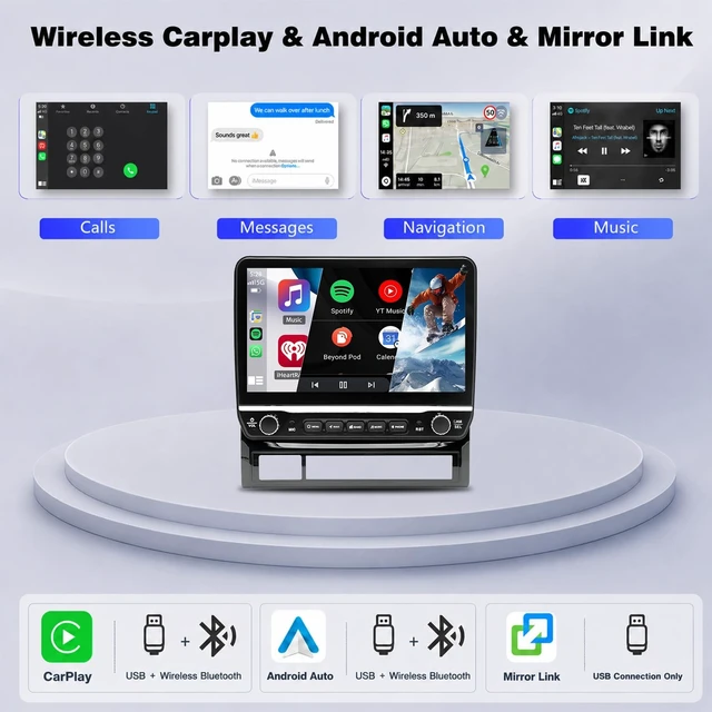Alt view image 4 of 5 - Upgrcaru 4Core+64G Android Car Radio for Toyota Tacoma 2005-2013