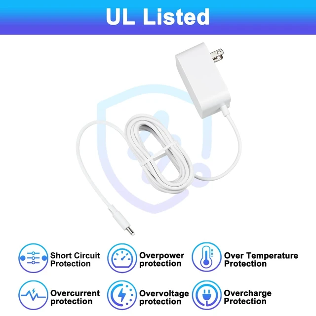 Alt view image 3 of 4 - Power Adapter for Skylight Calendar 2 15 inch Gen 2 (Model No: 152-CAL)