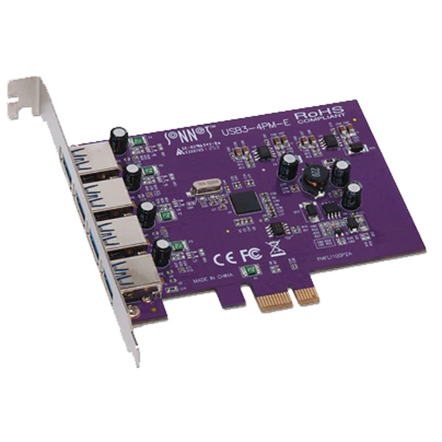 Alt view image 3 of 3 - Sonnet Allegro USB-A 4-Port USB 3.2 Gen 1 PCIe Card Mac Windows Linux 5Gbps